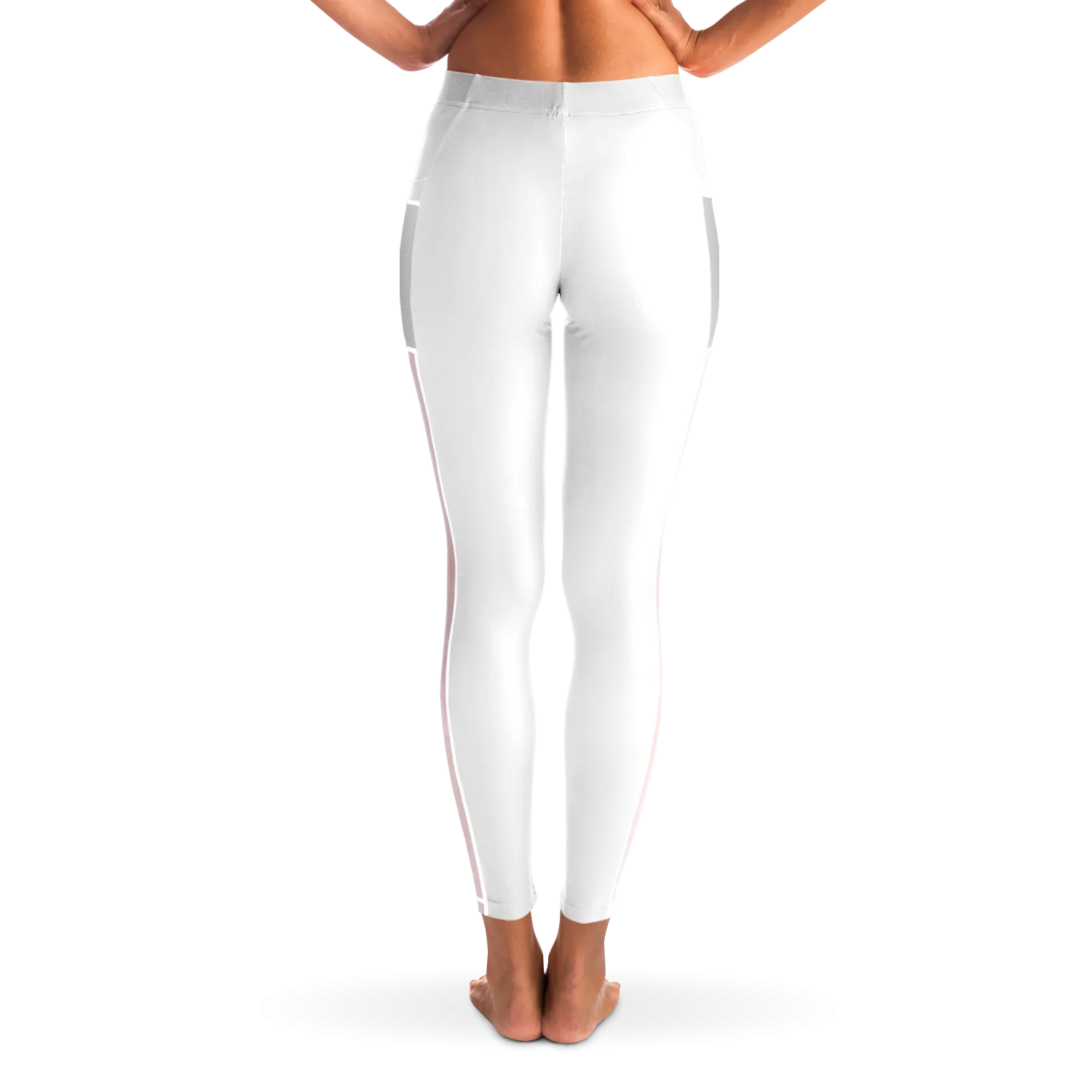 Athletic Apparatus White BL V1 Mesh Pocket Legging