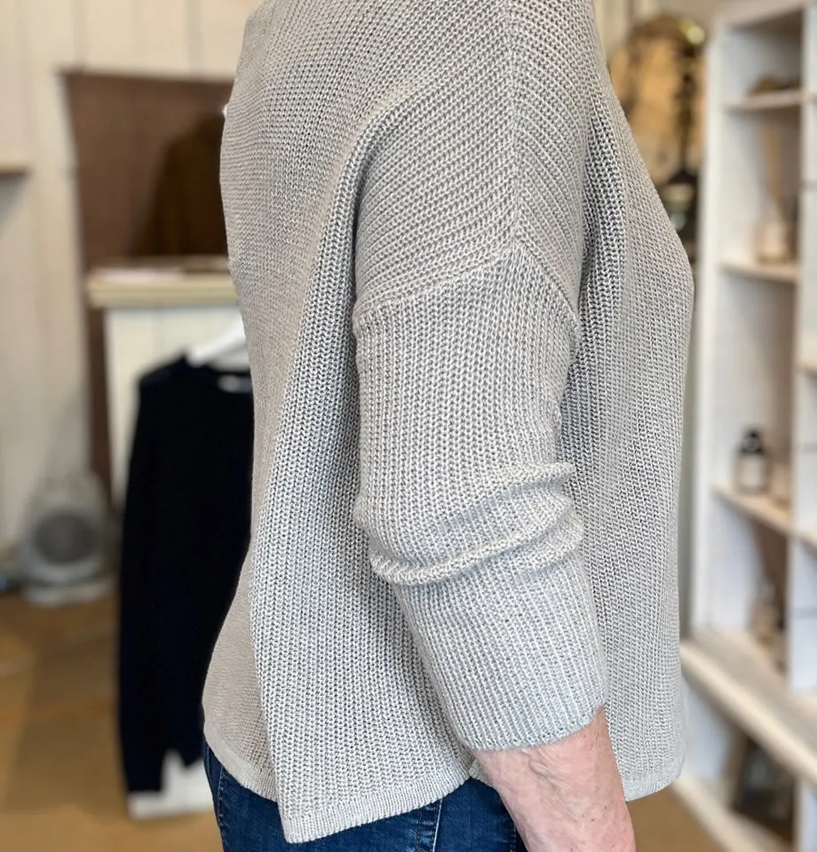 Blueberry Cotton Poncho - last chance