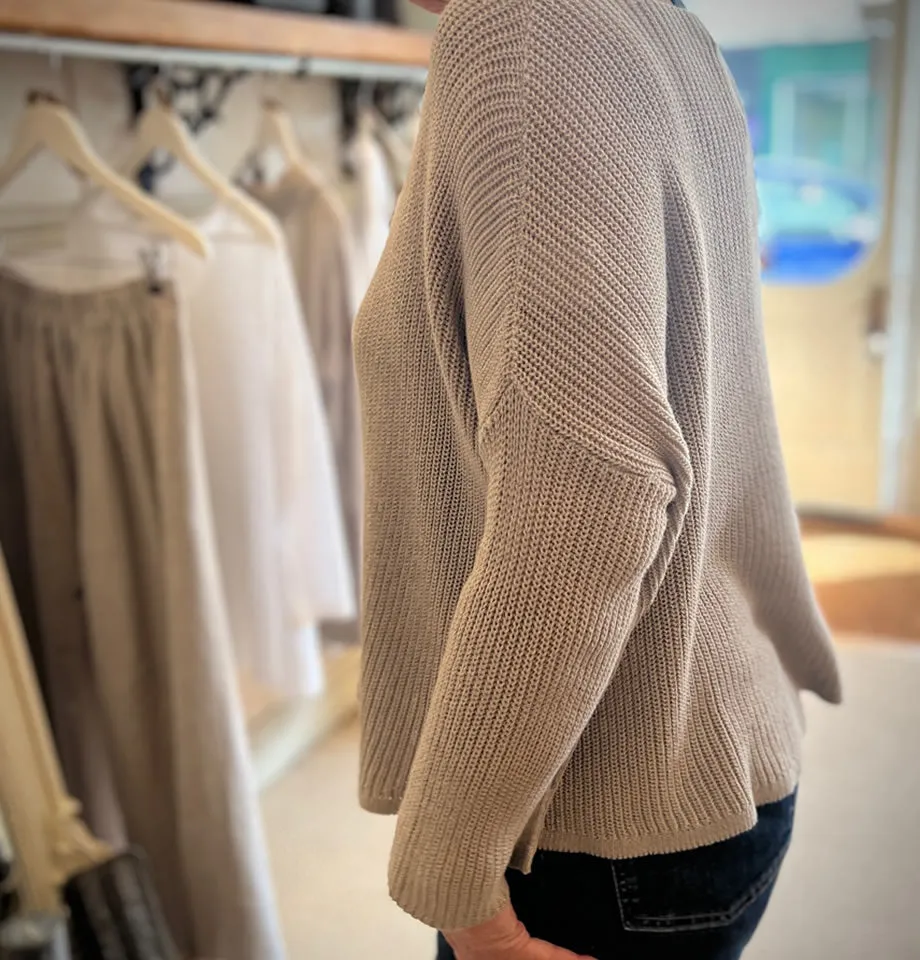 Blueberry Cotton Poncho - last chance