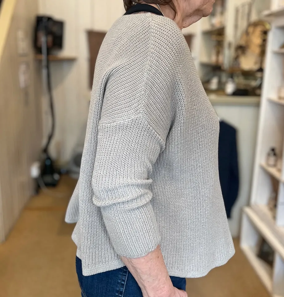 Blueberry Cotton Poncho - last chance