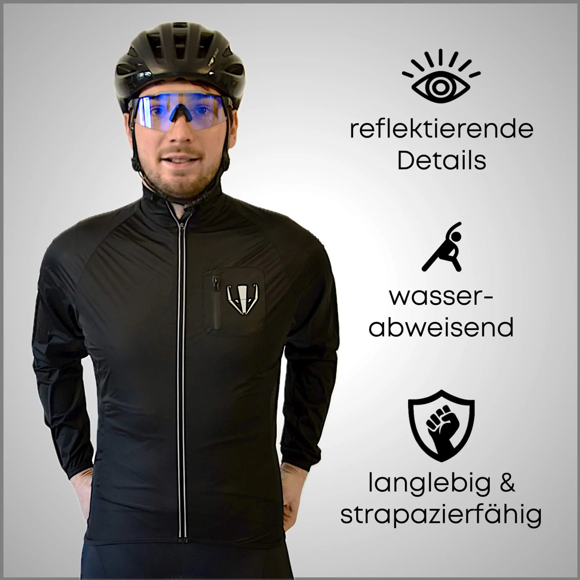 DACHS Cycling Waterproof (Mens) - Packable Rain Jacket