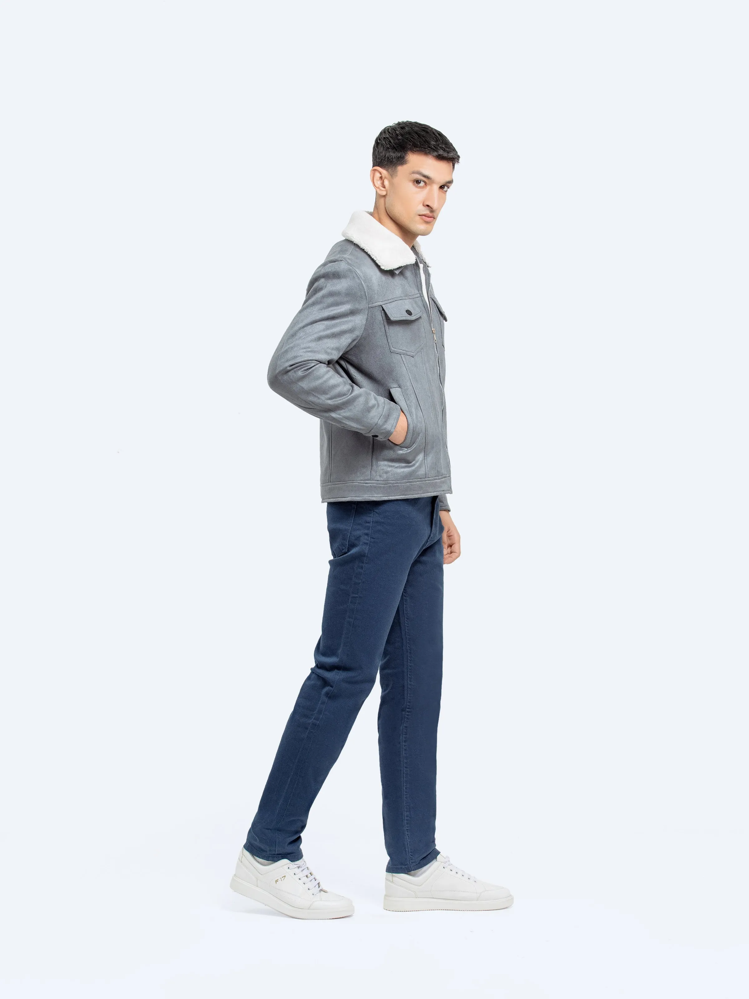 Men's Grey Jacket - EMTJ24-016