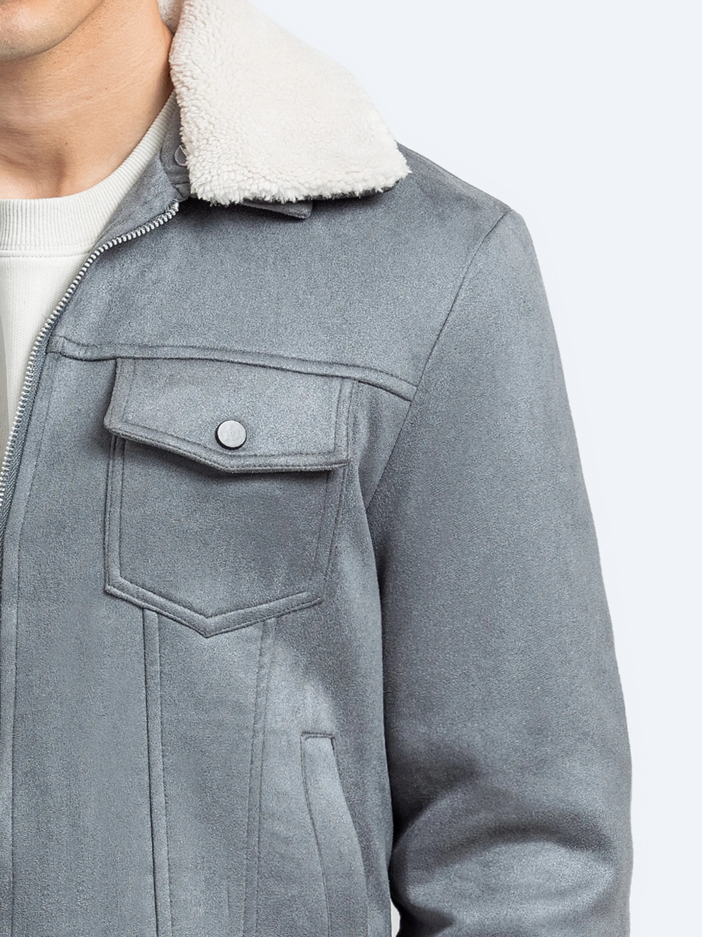 Men's Grey Jacket - EMTJ24-016