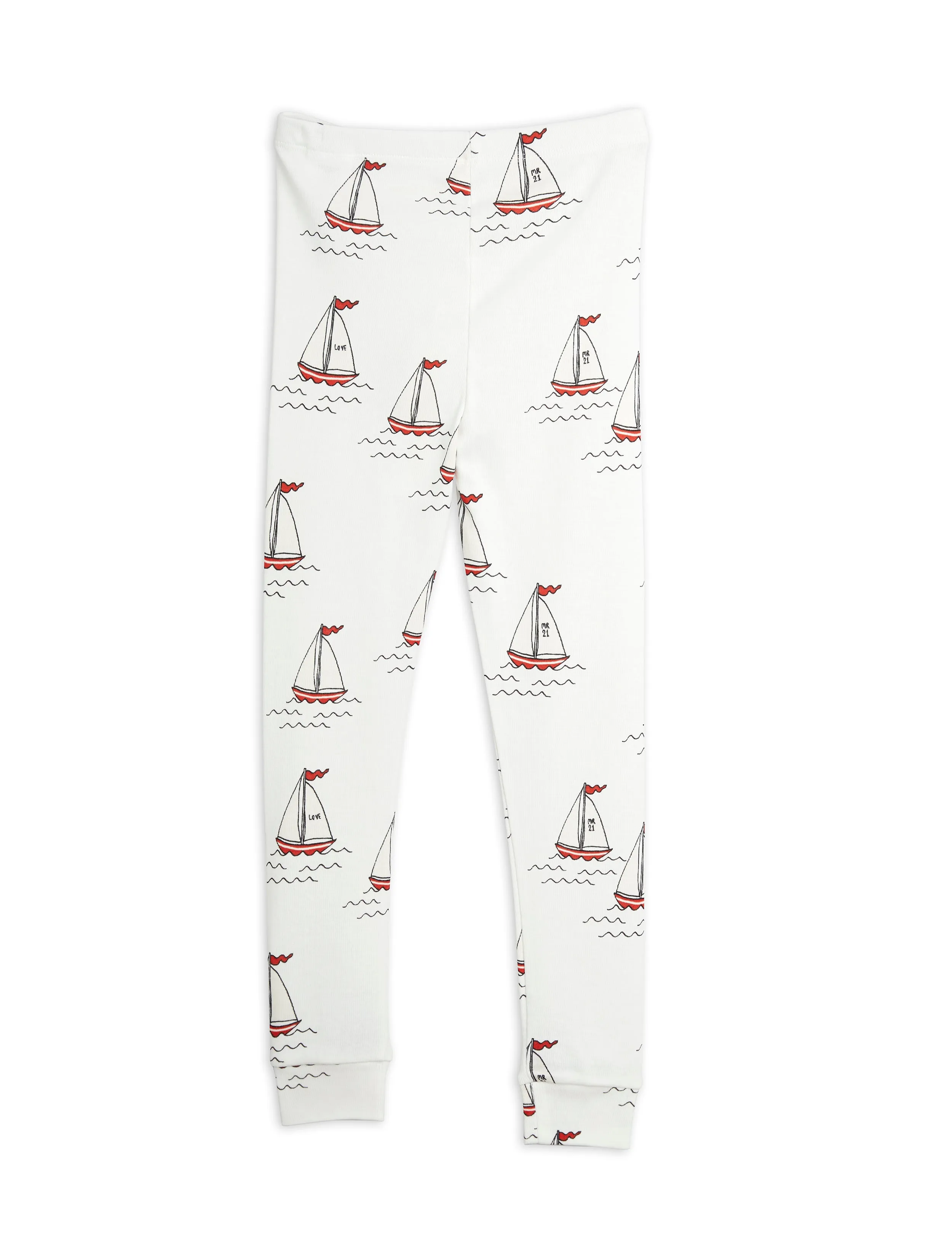 Mini Rodini Sailing Boats AOP Leggings