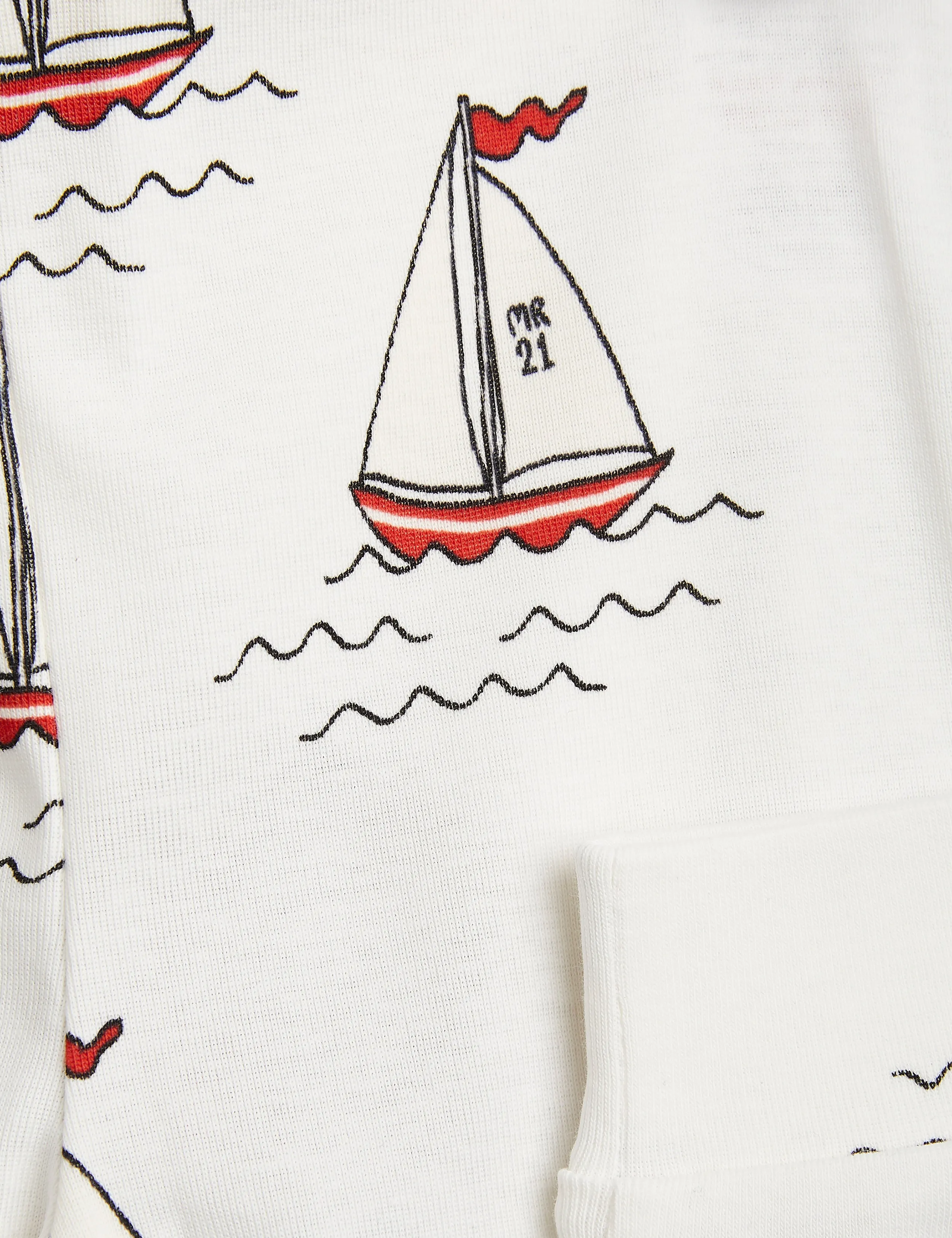 Mini Rodini Sailing Boats AOP Leggings