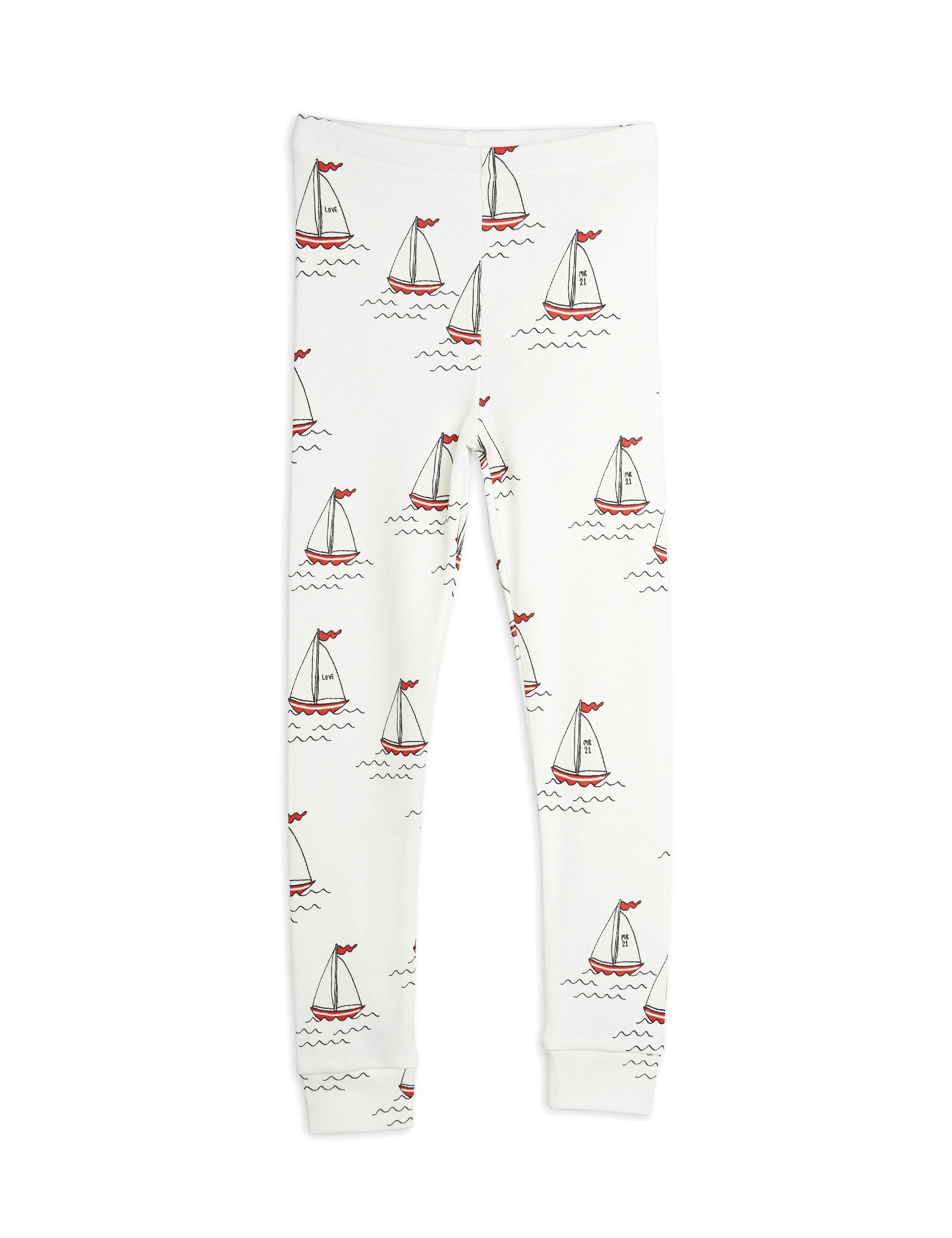 Mini Rodini Sailing Boats AOP Leggings
