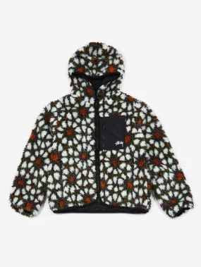 Stussy Pattern Sherpa Jacket - Natural
