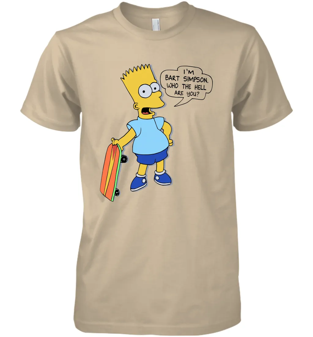 The Great Bart Simpson Who The Hell Are You School Ban of 1990 Shirt Men's Premium T-Shirt