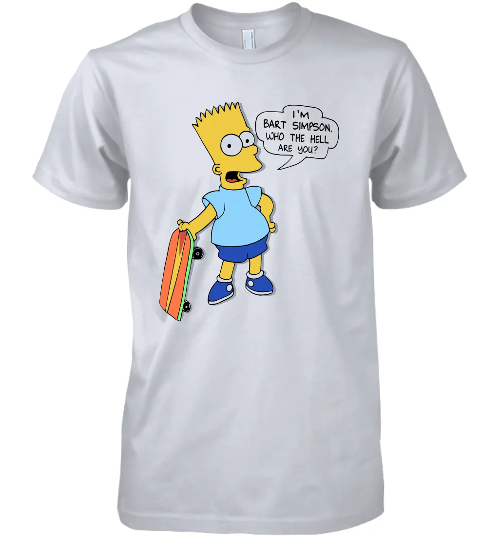 The Great Bart Simpson Who The Hell Are You School Ban of 1990 Shirt Men's Premium T-Shirt