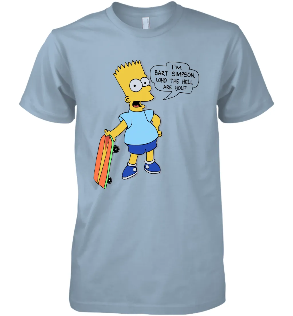 The Great Bart Simpson Who The Hell Are You School Ban of 1990 Shirt Men's Premium T-Shirt
