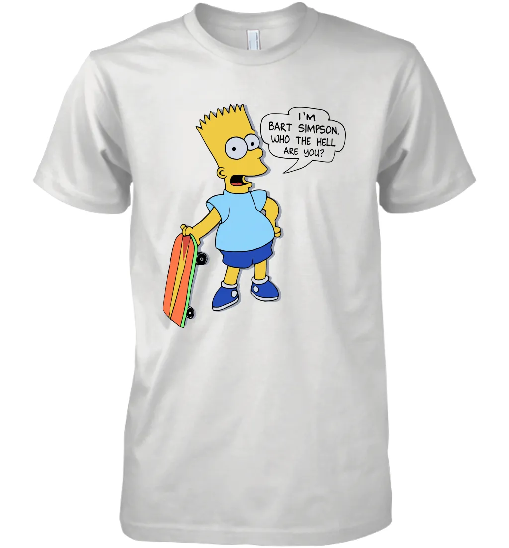 The Great Bart Simpson Who The Hell Are You School Ban of 1990 Shirt Men's Premium T-Shirt