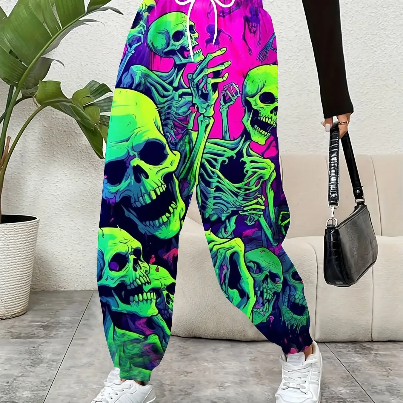Women's Casual Sports Pants - Breathable, Stretchy Fabric - For Yoga, Running, Gym & Everyday Wear - Perfect Gift for Active Women